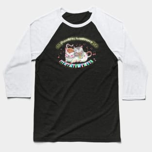 Puurfect Harmony! Cute Musical Cats 80's Baseball T-Shirt